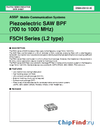 Datasheet F5CH-836M50L2AW manufacturer Fujitsu