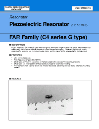 Datasheet FAR-C4CG-08000-M05 manufacturer Fujitsu