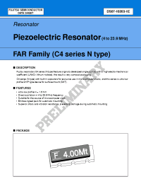 Datasheet FAR-C4CN manufacturer Fujitsu