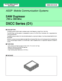 Datasheet FAR-D5CC manufacturer Fujitsu