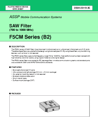 Datasheet FAR-F5CM-836M50-B268 manufacturer Fujitsu