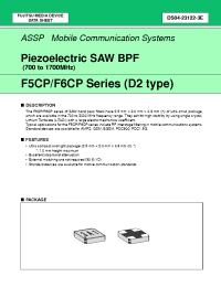 Datasheet FAR-F5CP-836M50-D203-W manufacturer Fujitsu