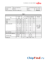 Datasheet FAR-F6CP-1G9600-L23Y manufacturer Fujitsu