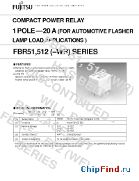 Datasheet FBR51ND09-WR manufacturer Fujitsu