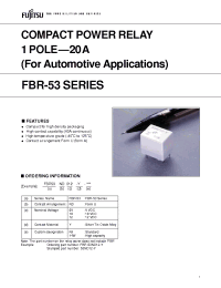 Datasheet FBR53ND09-Y manufacturer Fujitsu