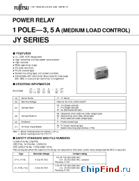 Datasheet JY-105-K manufacturer Fujitsu