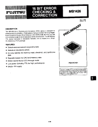 Datasheet MB1426 manufacturer Fujitsu