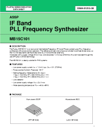 Datasheet MB15C101 manufacturer Fujitsu