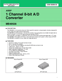 Datasheet MB40528 manufacturer Fujitsu