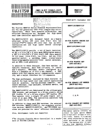 Datasheet MB89713C manufacturer Fujitsu
