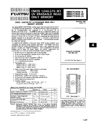 Datasheet MBM27C1028-15 manufacturer Fujitsu