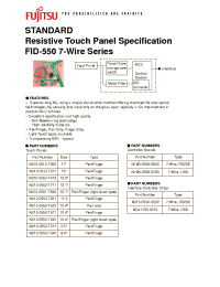 Datasheet N010-0550-T341 manufacturer Fujitsu