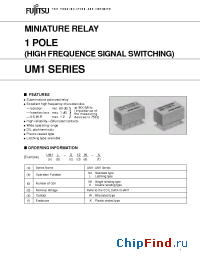 Datasheet UM1L-D24W-K manufacturer Fujitsu