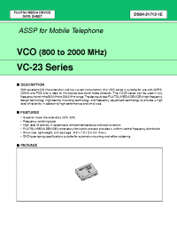 Datasheet VC-3R0A23 manufacturer Fujitsu
