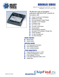 Datasheet GPH1V5-40 manufacturer Galaxy