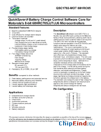 Datasheet M-QSC-1702 manufacturer Galaxy