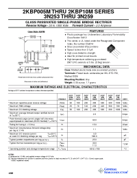 Datasheet 2KBP01M manufacturer General Semiconductor
