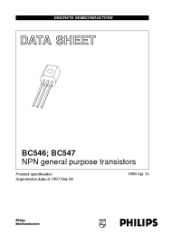 Datasheet BC546/RA manufacturer General Semiconductor