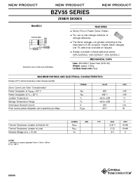 Datasheet BZV55-C18 manufacturer General Semiconductor