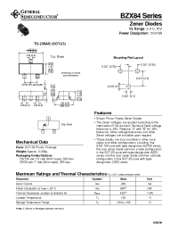 Datasheet BZX84-B13 manufacturer General Semiconductor