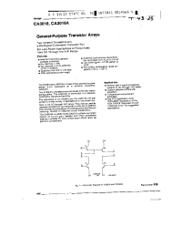 Datasheet CA3018 manufacturer General Semiconductor