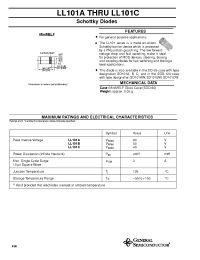 Datasheet LL101C manufacturer General Semiconductor