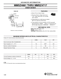 Datasheet MMSZ4682 manufacturer General Semiconductor