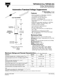 Datasheet TMPG06-6.8...TMPG06-43A manufacturer General Semiconductor