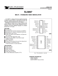 Datasheet SL5067KG manufacturer GEC