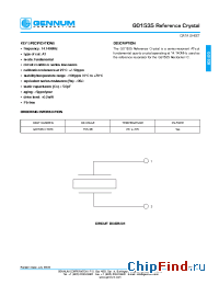Datasheet G01535-CTXE3 manufacturer Gennum