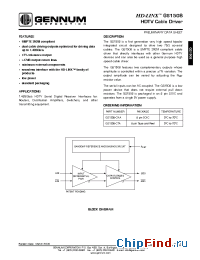 Datasheet GS1508 manufacturer Gennum
