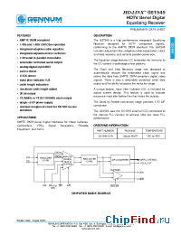 Datasheet GS1545-CQR manufacturer Gennum