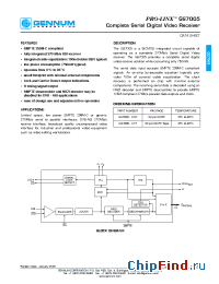 Datasheet GS7005-CQT manufacturer Gennum
