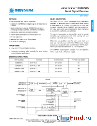 Datasheet GS9000DCPJ manufacturer Gennum