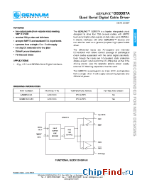 Datasheet GS9007A manufacturer Gennum