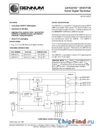 Datasheet GS9015A manufacturer Gennum