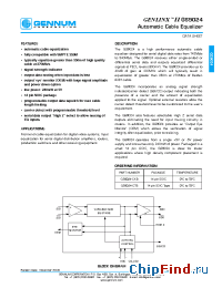 Datasheet GS9024-CKB manufacturer Gennum
