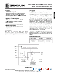 Datasheet GS9029-CKD manufacturer Gennum