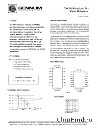 Datasheet GX434 manufacturer Gennum