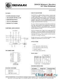 Datasheet GX4404-CTD manufacturer Gennum