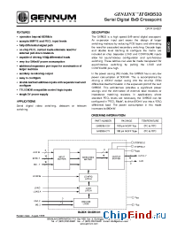 Datasheet GX9533-CQY manufacturer Gennum