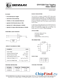 Datasheet GY4102ACDA manufacturer Gennum