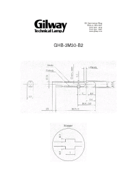 Datasheet GHB-3M30-B2 manufacturer Gilway