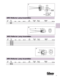 Datasheet MR3-K manufacturer Gilway