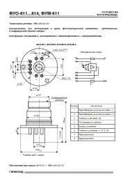 Datasheet ФУО-613 manufacturer НИИ Гириконд