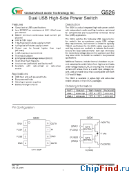 Datasheet G526-2 manufacturer GMT