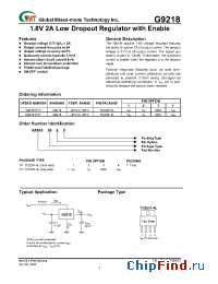 Datasheet G9218TF1T manufacturer GMT