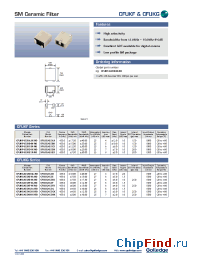 Datasheet CFUKF455KC4X-R0 manufacturer Golledge
