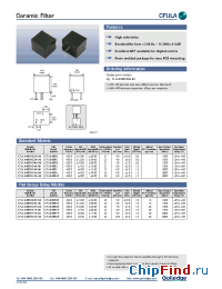 Datasheet CFULA455KB2A-B0 manufacturer Golledge