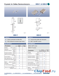 Datasheet GDX-1 manufacturer Golledge
